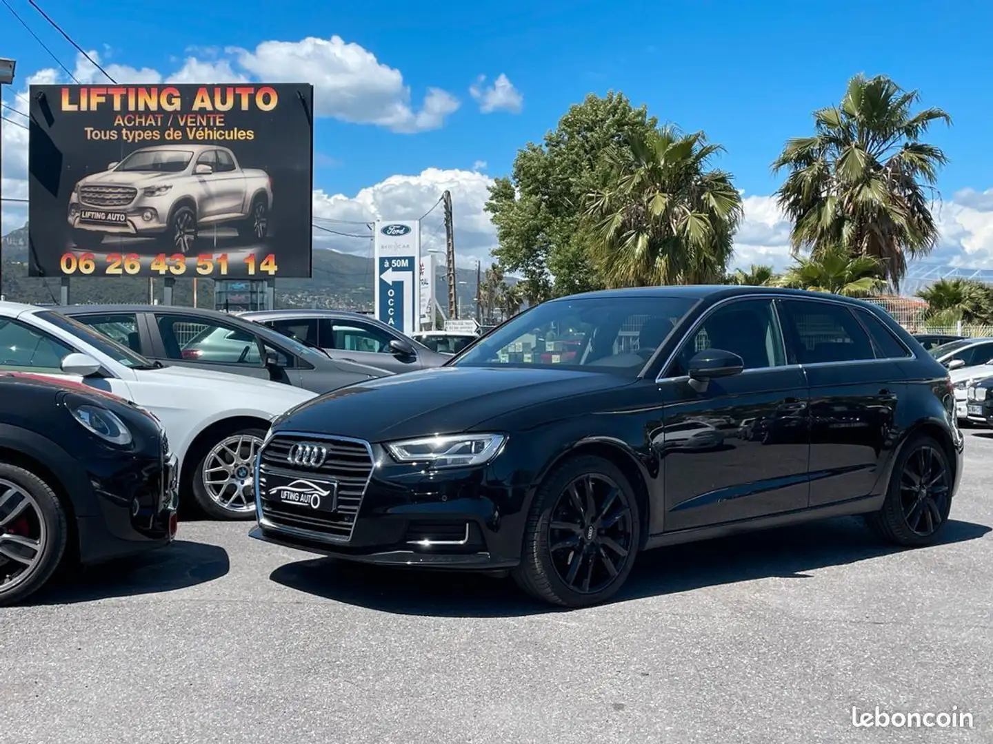 Audi A3 2.0 TDi 150ch Ambition Luxe S Tronic Noir - 1
