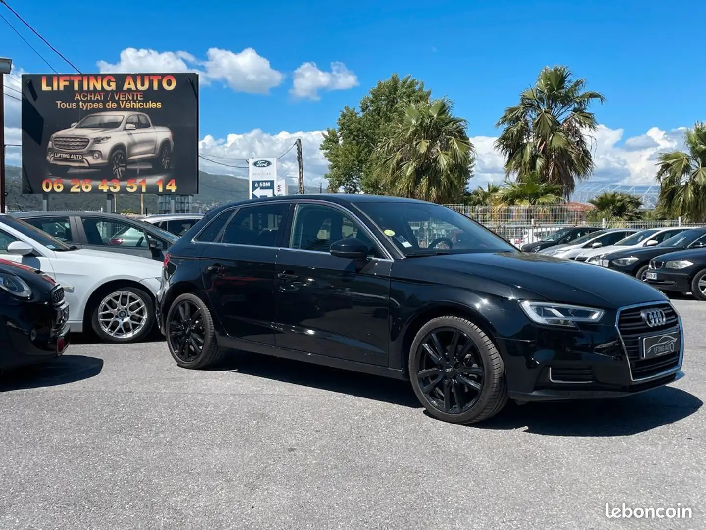Audi A3 2.0 TDi 150ch Ambition Luxe S Tronic Noir - 2