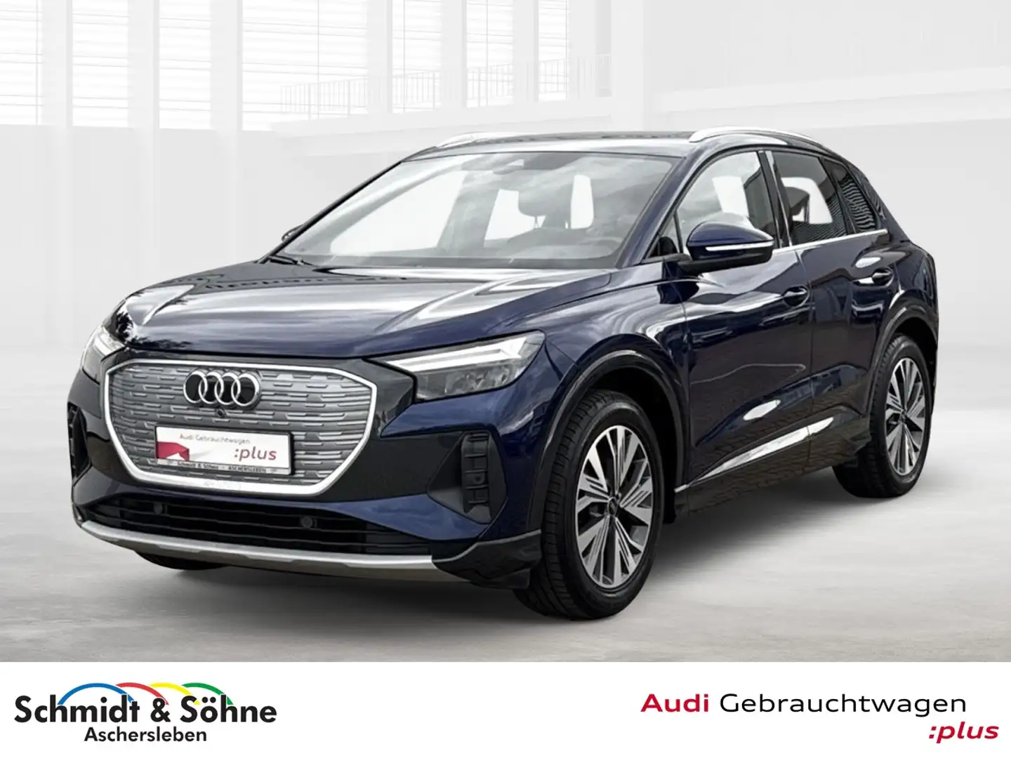 Audi Q4 e-tron 40 advanced DACH, LEDER, NAV, TOTW, Klima Navi Bleu - 1