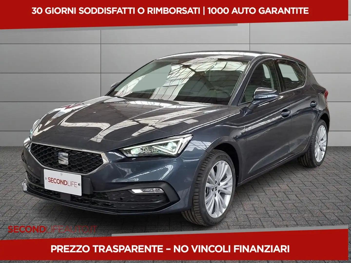 SEAT Leon 1.0 etsi Business 110cv dsg Grigio - 1