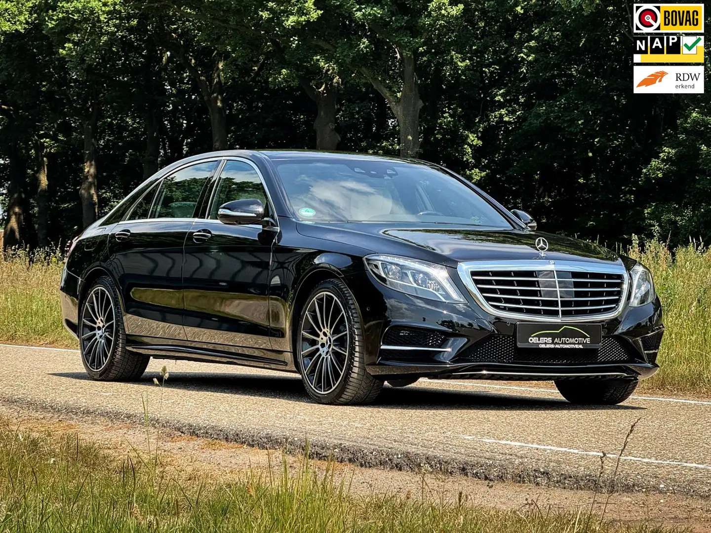 Mercedes-Benz S 350 BlueTEC Lang AMG Line | Org. NL! | 1e eig. |Burmes Zwart - 1