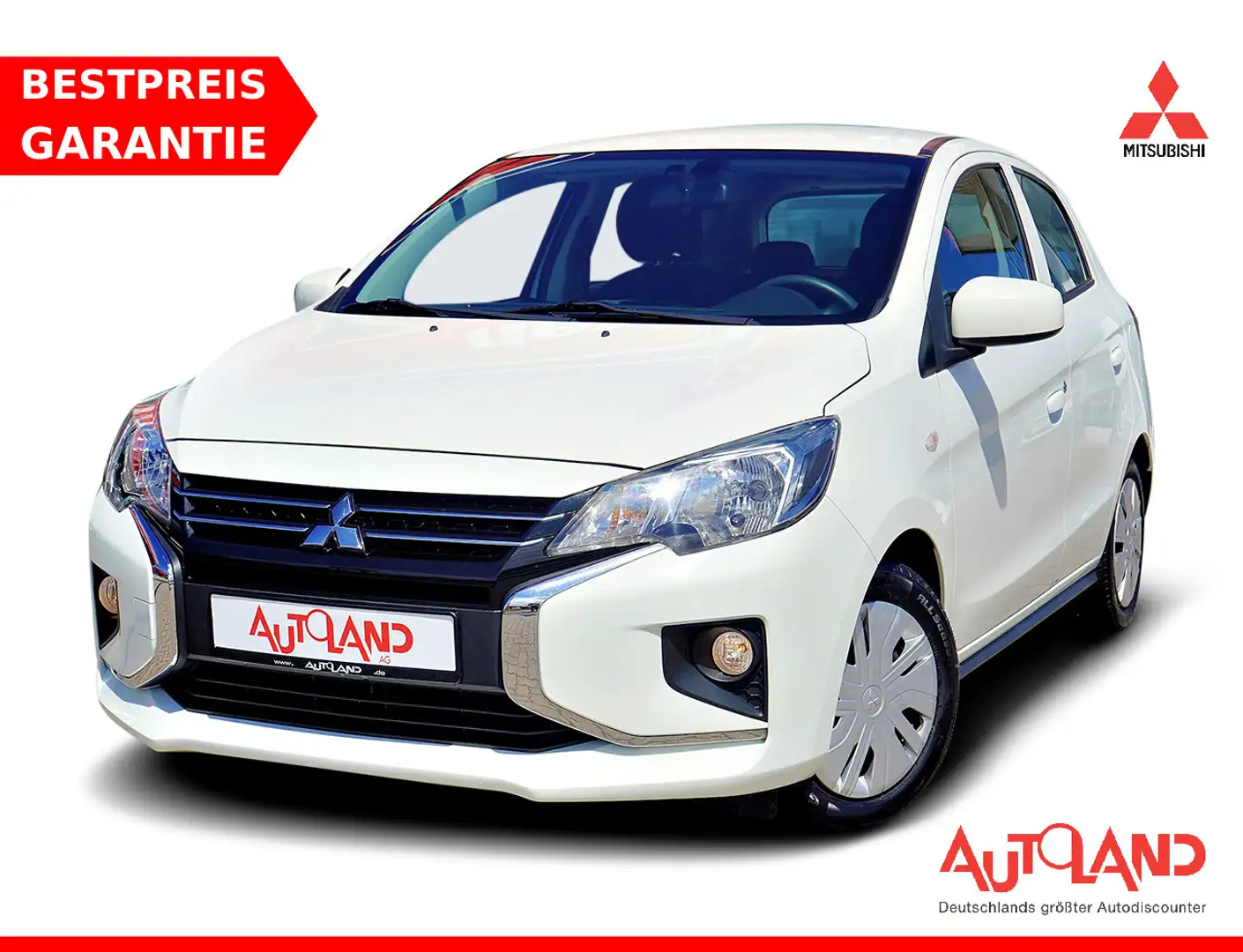 Mitsubishi Space Star 1.2 Select Klima USB Bluetooth Weiß - 1