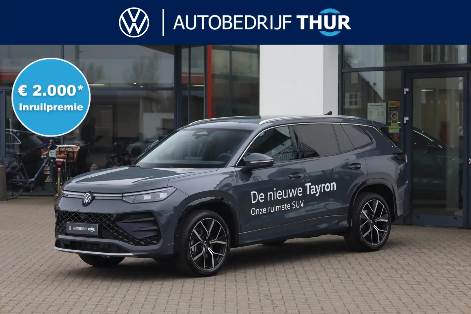 Volkswagen Tayron 1.5 eTSI R-Line Edition 7p. 150PK / 110kW, 7 pers. Grijs - 1