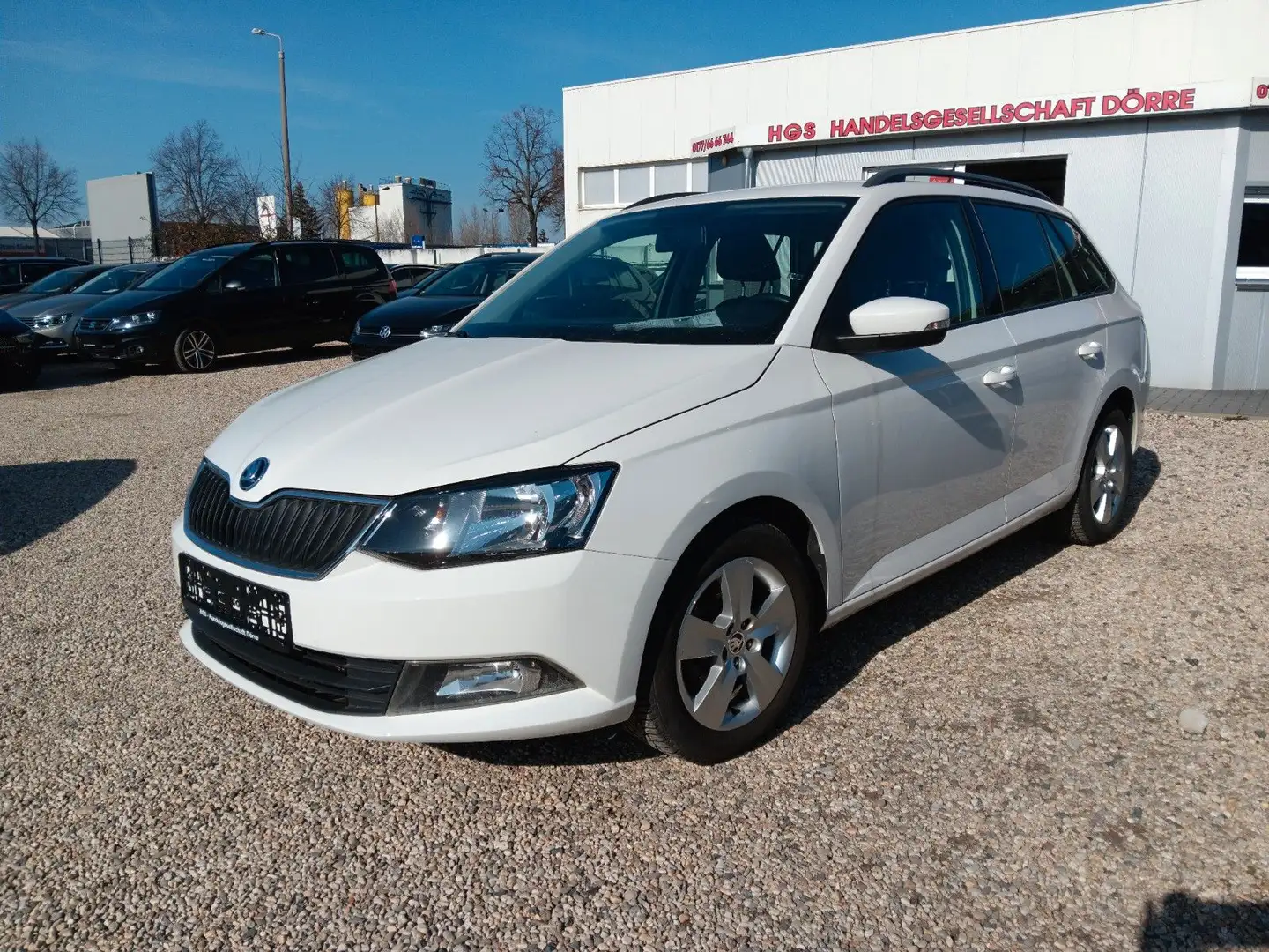 Skoda Fabia Combi Ambition Klima NSW Alu Sitzheizung Weiß - 1