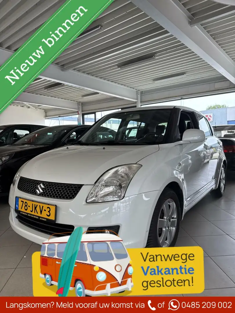 Suzuki Swift 1.3 Shogun, airco, lm-velgen. Blanc - 1