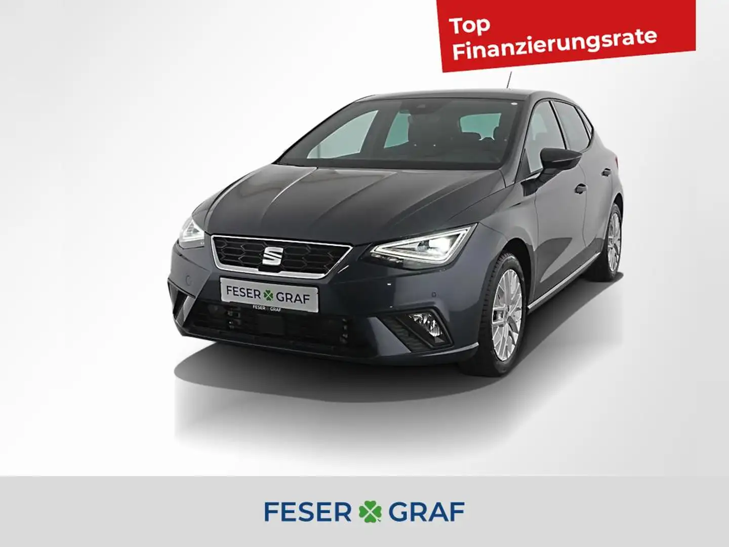 SEAT Ibiza 1.0 TSI FR LED / DAB / Navi / Kamera Grau - 1