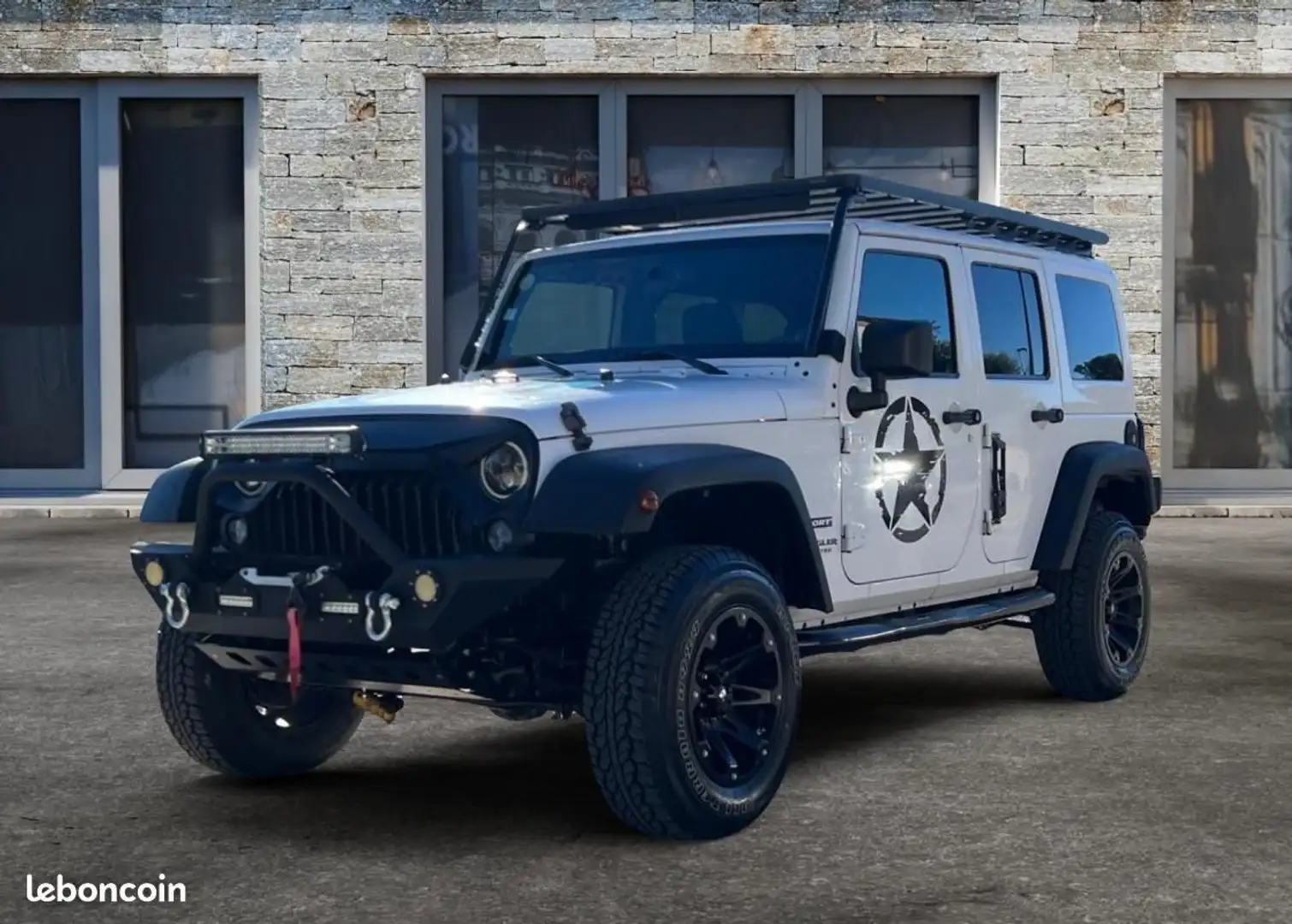 Jeep Wrangler TOP CONFIG 2.8 CRD 200 UNLIMITED AWD BVM PLUS DE 15000 D'EQUIPEMENTS PAS MALUS Blanco - 1