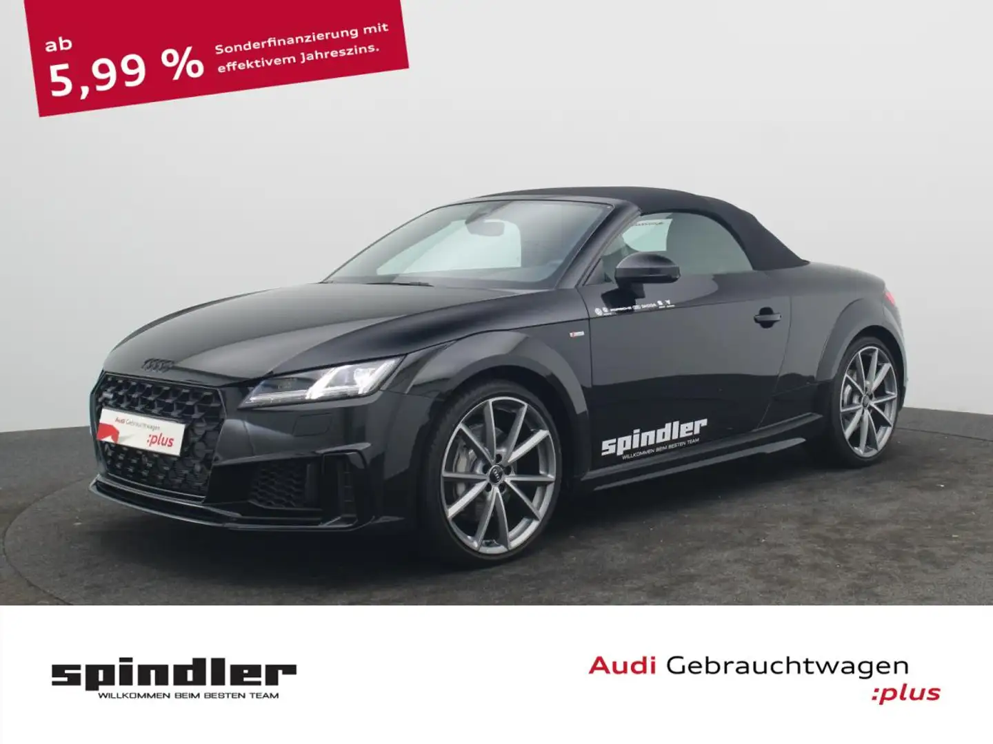 Audi TT Roadster 45TFSI Quaro S-tronic / Matrix,B&O Schwarz - 1