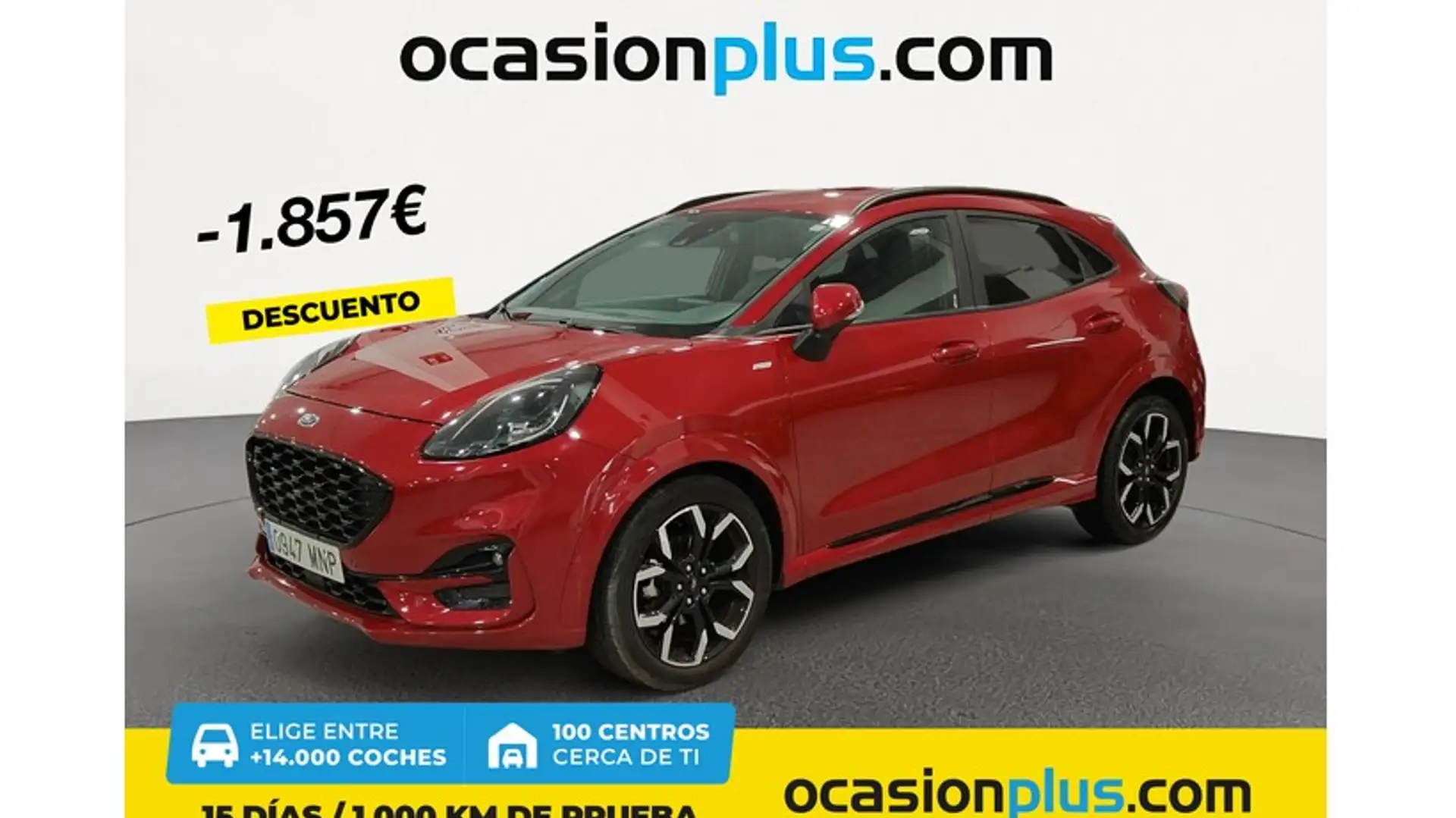 Ford Puma 1.0 EcoBoost MHEV ST-Line X 125 Rouge - 1