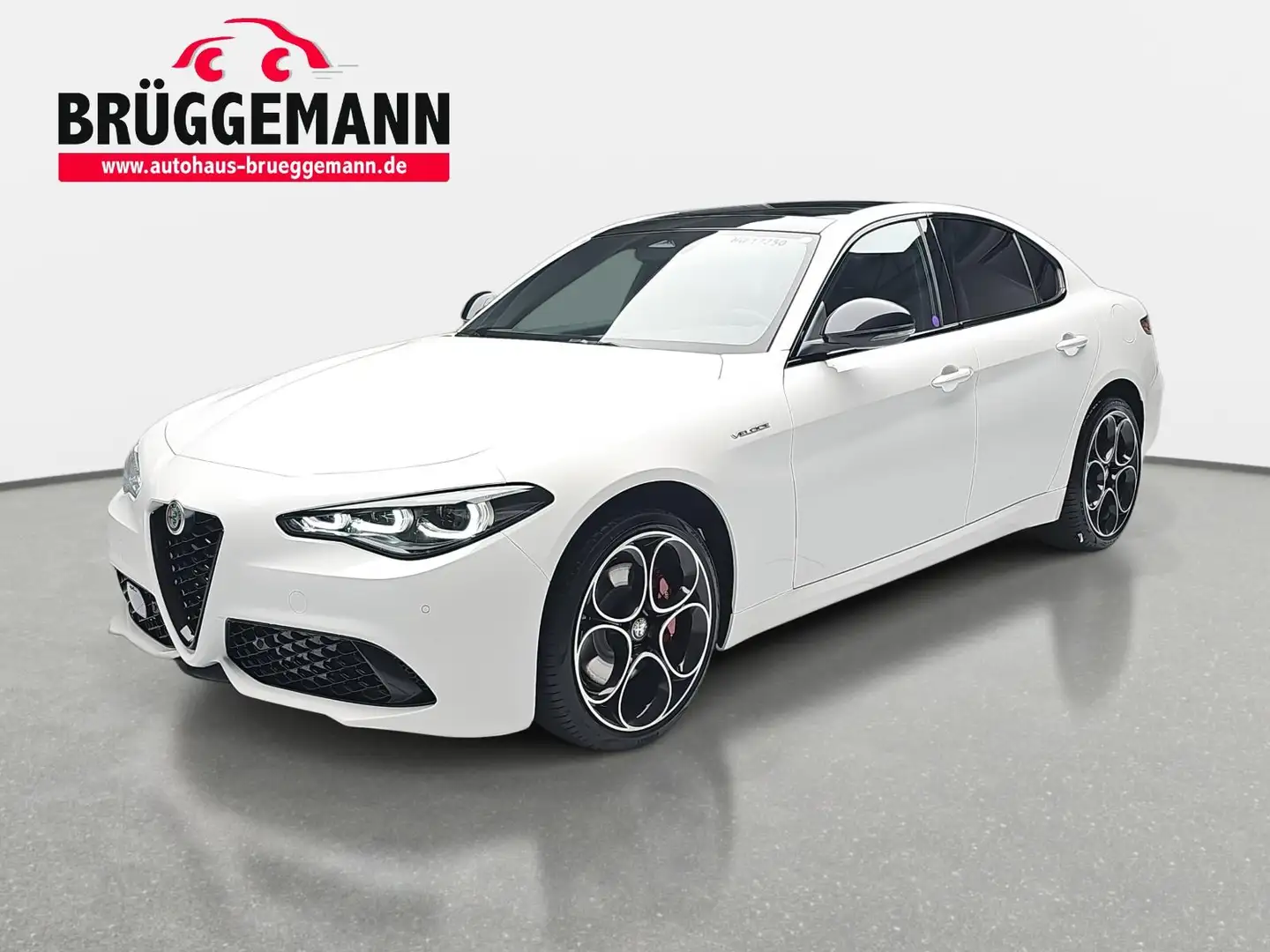 Alfa Romeo Giulia GIULIA 2.0 TURBO 16V Q4 VELOCE PANORAMA TECHNOLOGI Weiß - 1
