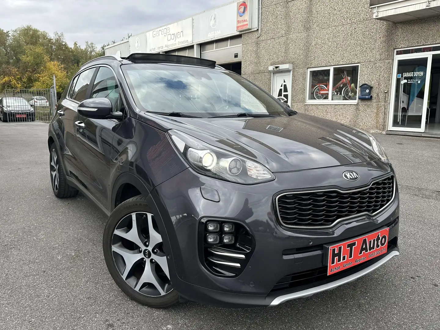 Kia Sportage 1.7 CRDi 2WD GT Line/Boite auto/Toit pano/Gps Bleu - 2