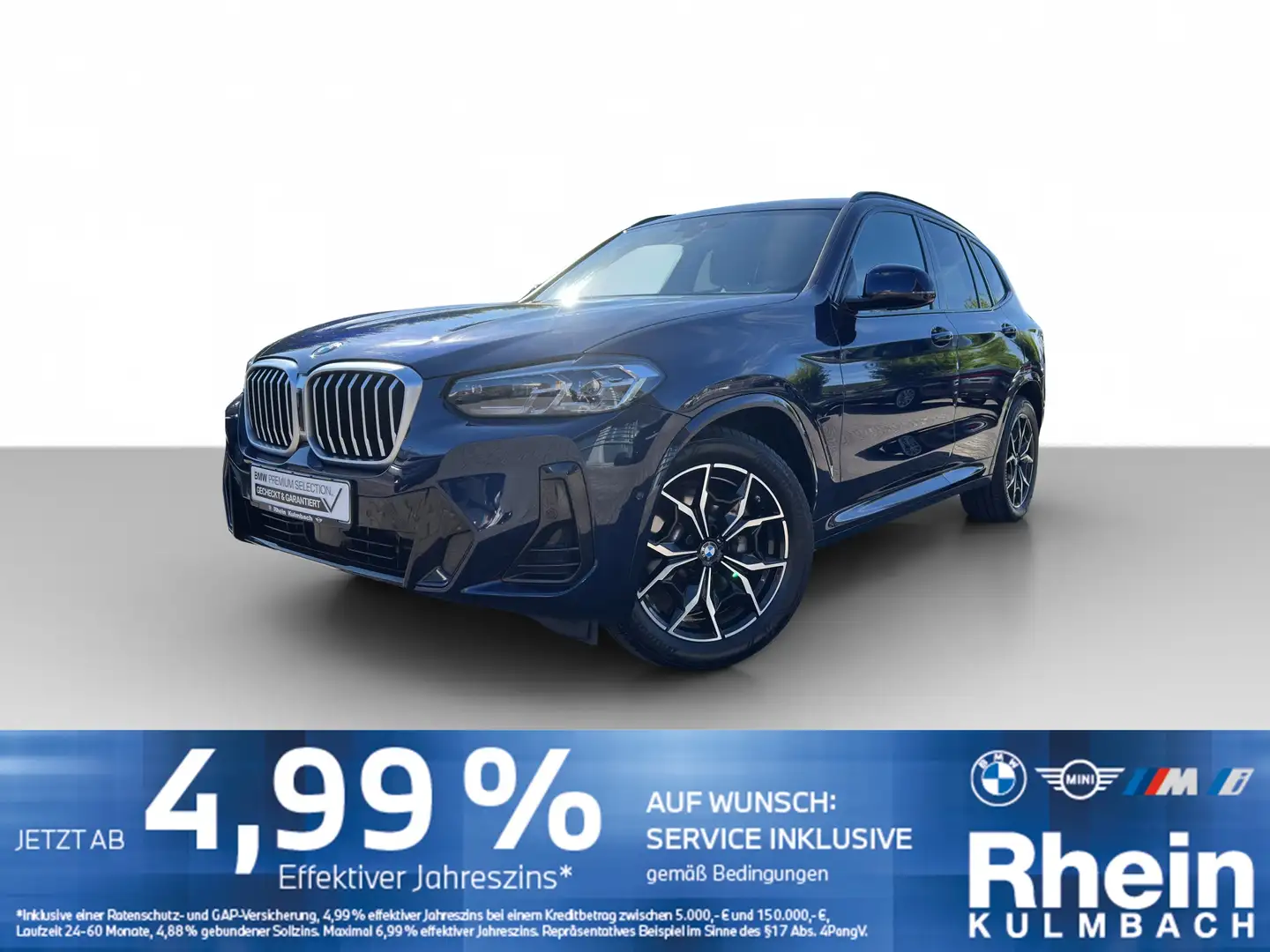 BMW X3 xDrive30d M Sportpaket Navi AdapLED Hifi AHK Blu/Azzurro - 1