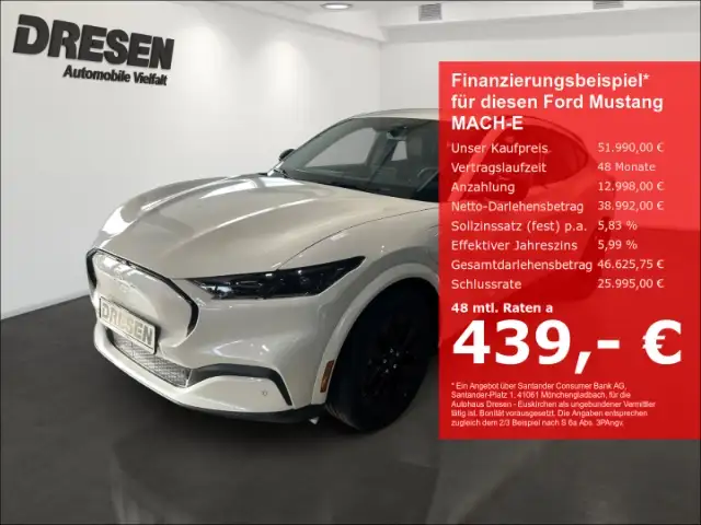 Ford Mustang Mach-E SUV Premium Long Range Klima/ Leser/ Navi/ 360grad