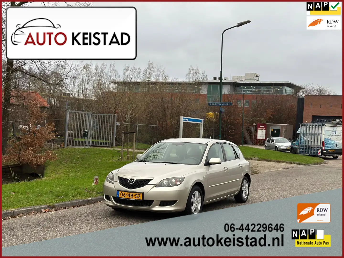 Mazda 3 Sport 1.6 AUTOMAAT Touring CLIMA/CRUISE! 1 JAAR AP Gris - 1