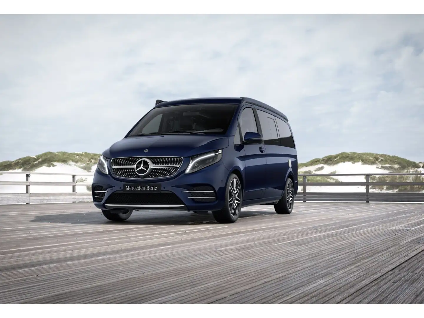 Mercedes-Benz Marco Polo 300 d 4MATIC Aut.AHK 2,5t 4-Sitzer Blau - 2