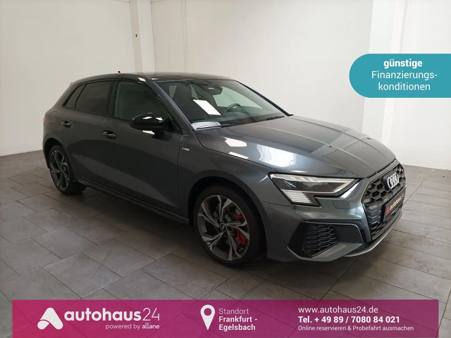 Audi A3 45 1.4 TFSIe S Line|Navi|Matrix|B&O|Pano Gris - 1