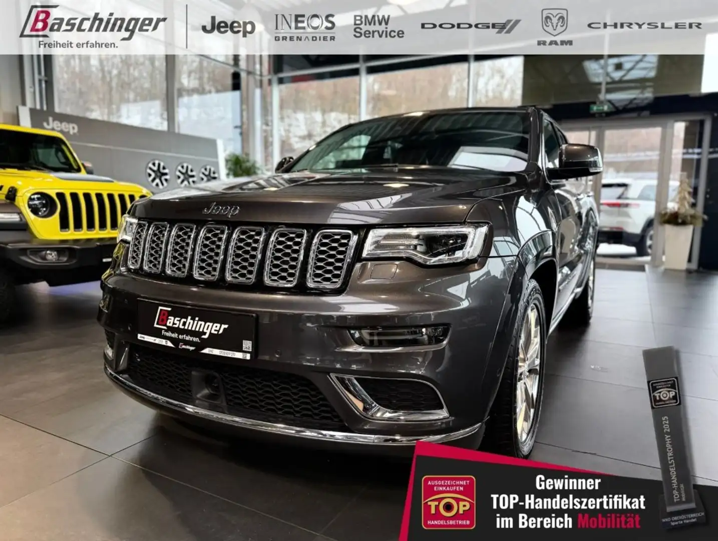 Jeep Grand Cherokee Summit 3.5t Anhängelast Grau - 1