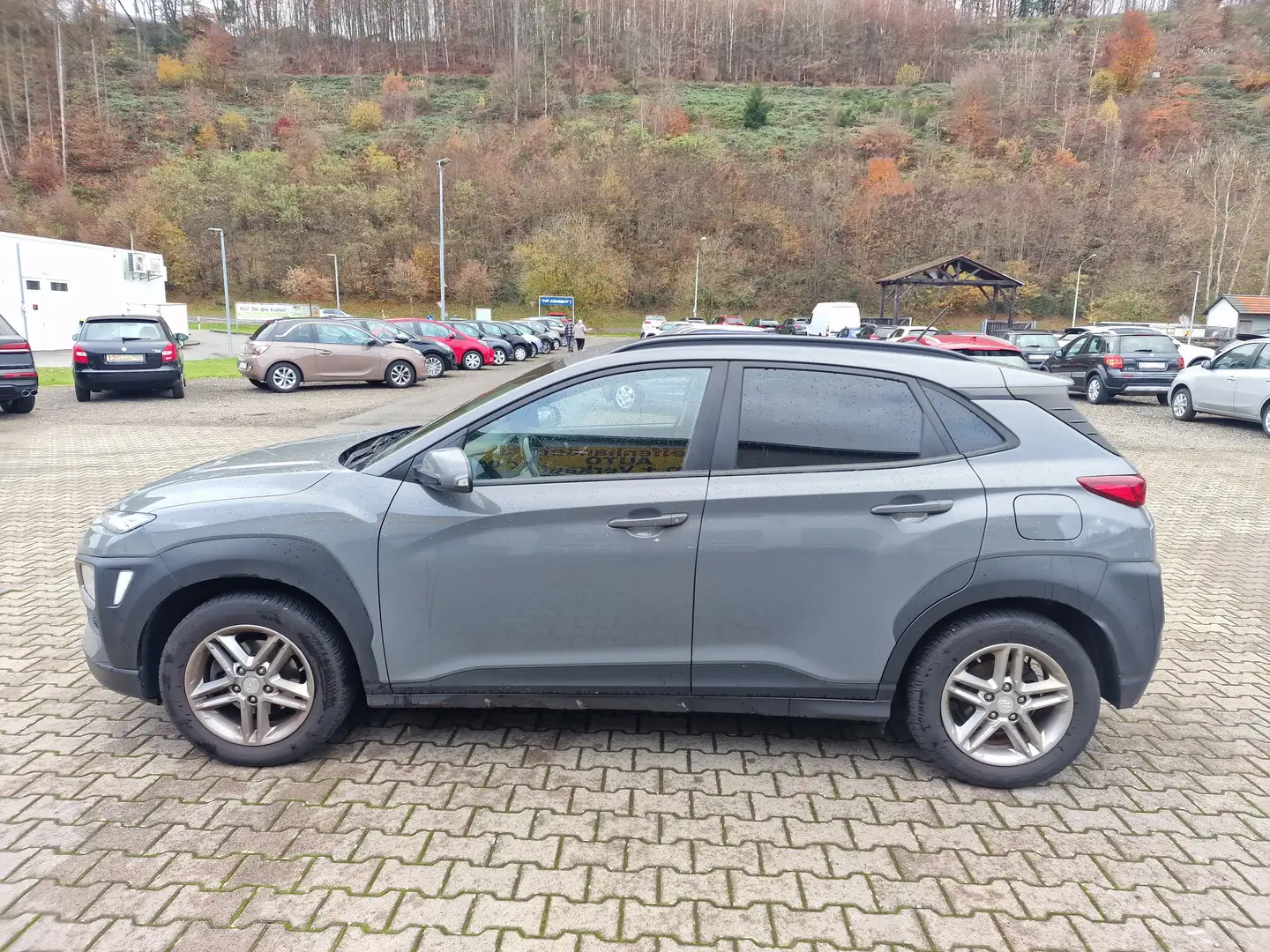Hyundai KONA 1.0 T-GDI Trend-KLIMA-ALU-Scheckheft gewartet Grau - 1
