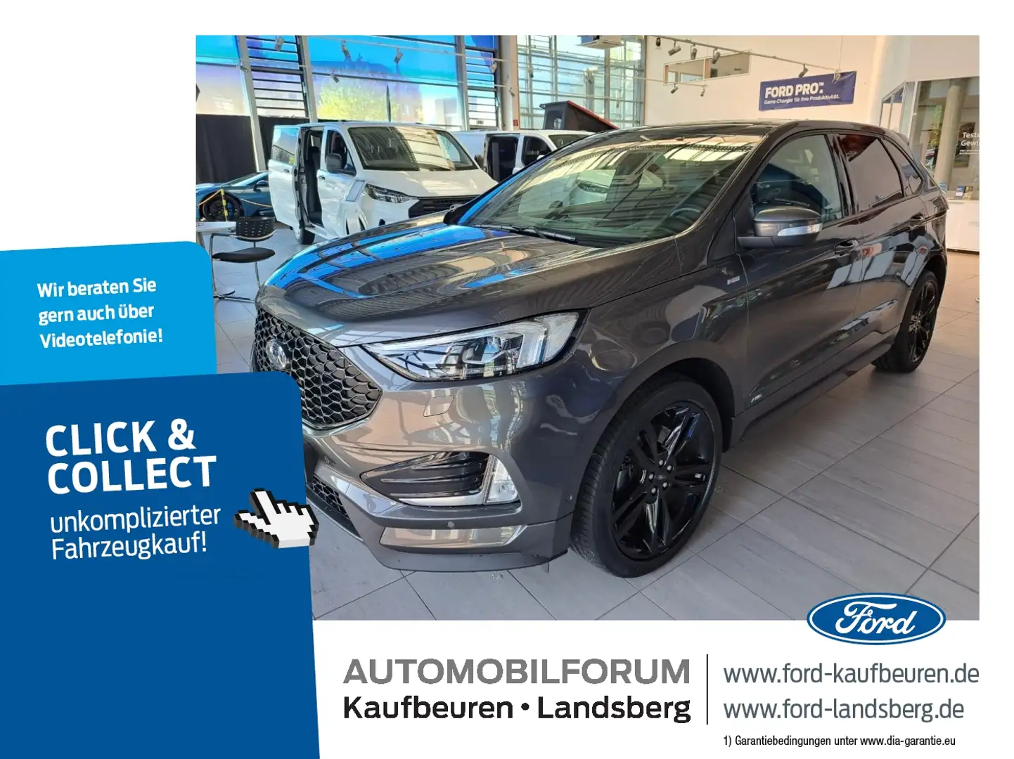 Ford Edge 2.0 EcoBlue ST-Line LED StandHzg. 4xSHZ siva - 1