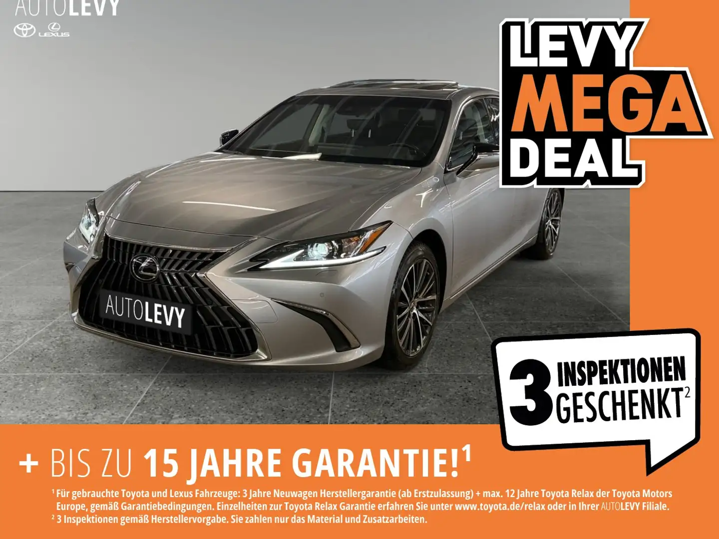 Lexus ES 300 h Business Line +GSD+Navi+Leder+CarPlay+ Silber - 1
