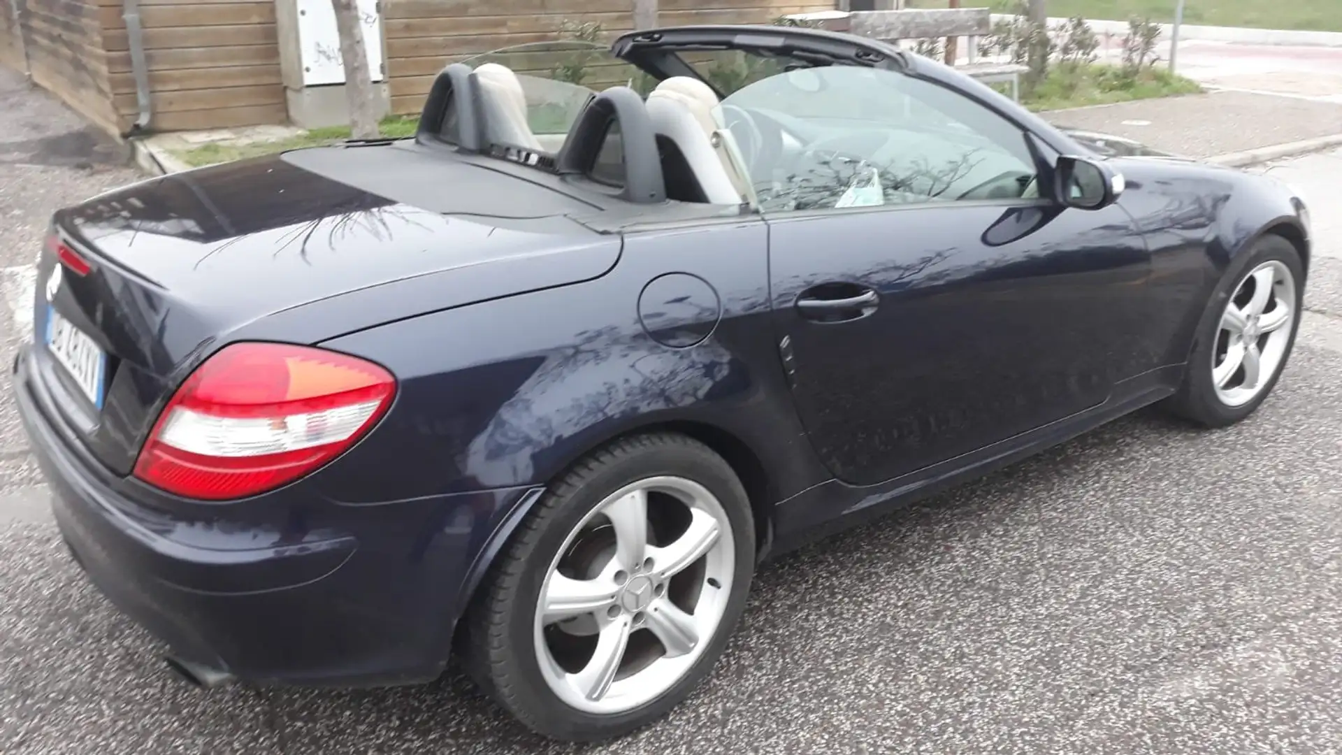 Mercedes-Benz SLK 200 SLK Roadster - R171 k Sport Azul - 2
