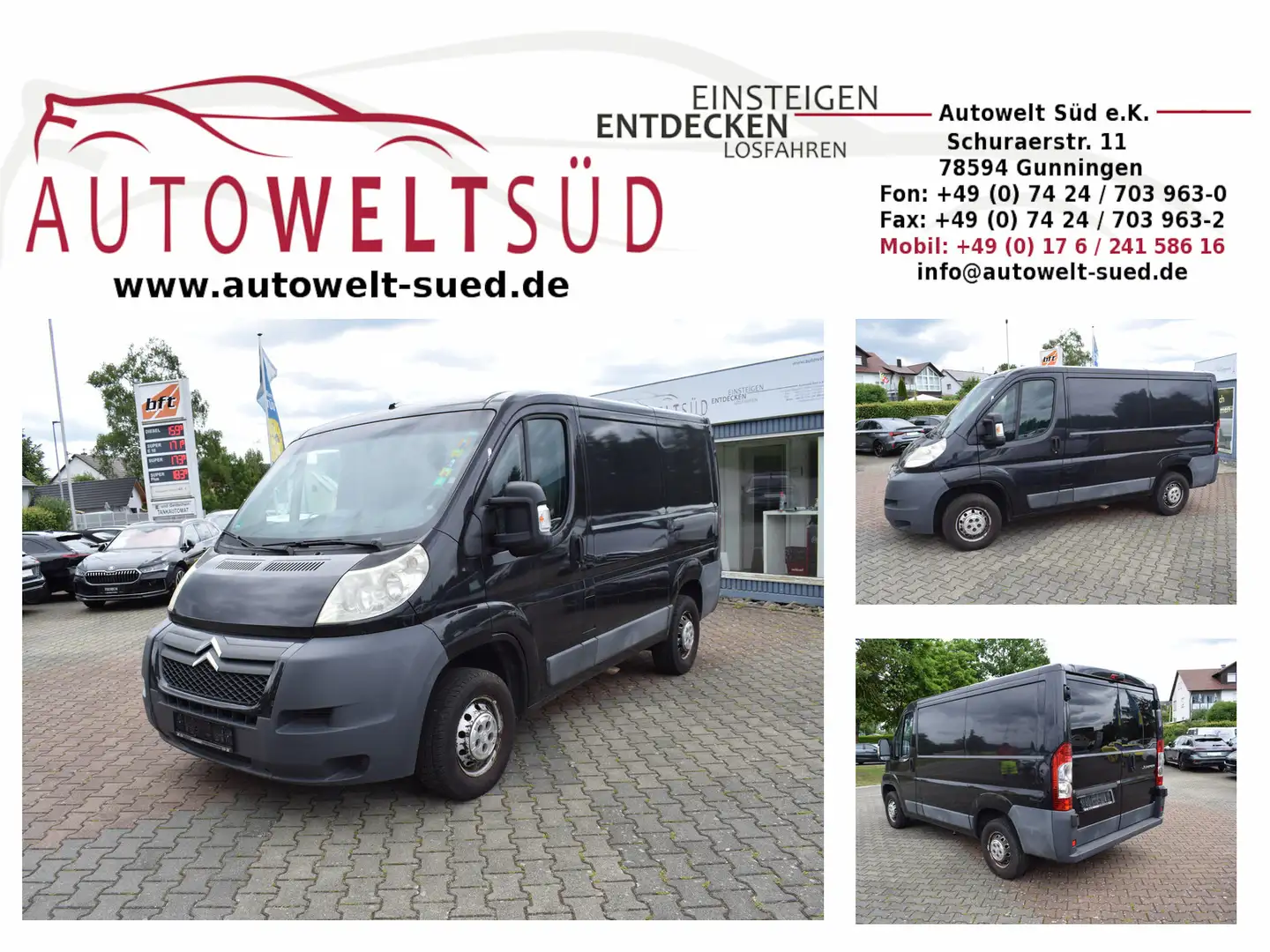 Citroen Jumper 30 2.2 HDI 130 FAP L1 H1 Klima Schwarz - 1