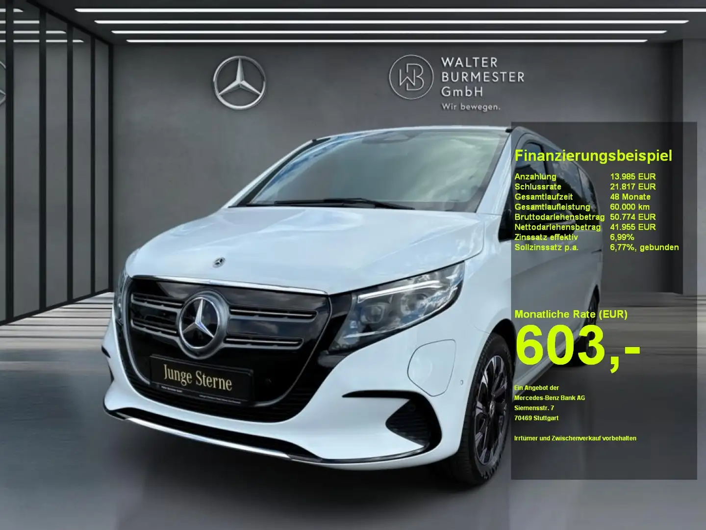 Mercedes-Benz EQV Lang 5 Jahre JS Garantie+MBUX+AIRMATIC++ Blanc - 1