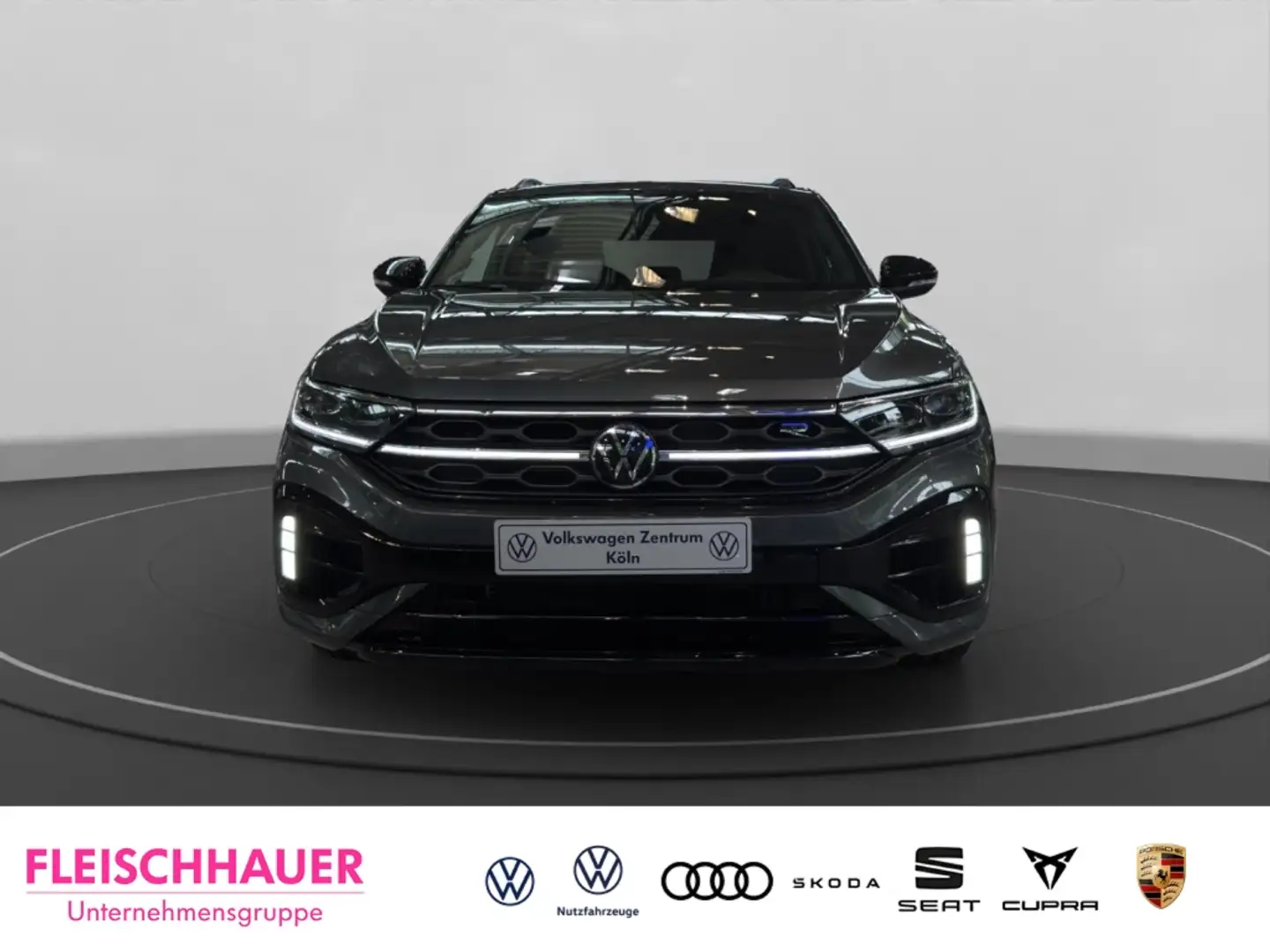 Volkswagen T-Roc R 2.0 l TSI AHK PANO NAVI ACC KEYLESS IQ LIGHT Grau - 2