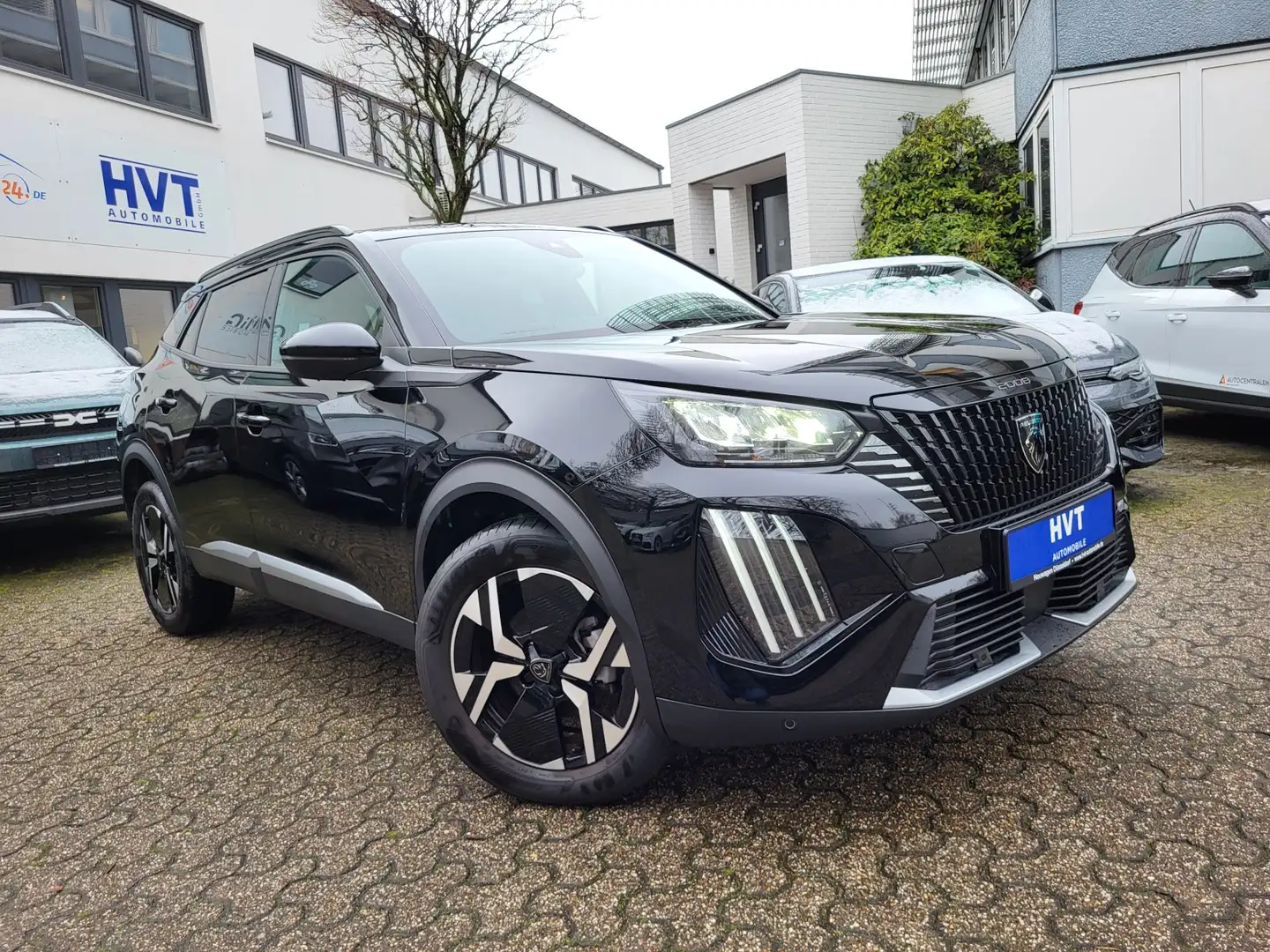 Peugeot 2008 PureTech 130 Allure Pack LED|SHZ|TEMPOMAT|SOFORT Schwarz - 1