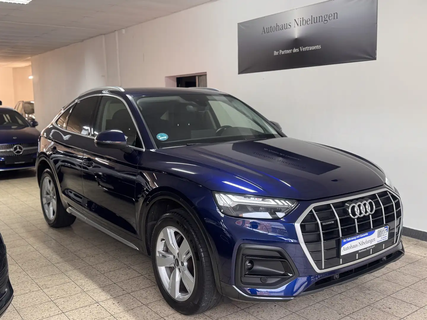 Audi Q5 Sportback quattro*S-Line*AHK*Matrix*KeylessGo*HUD* Bleu - 1