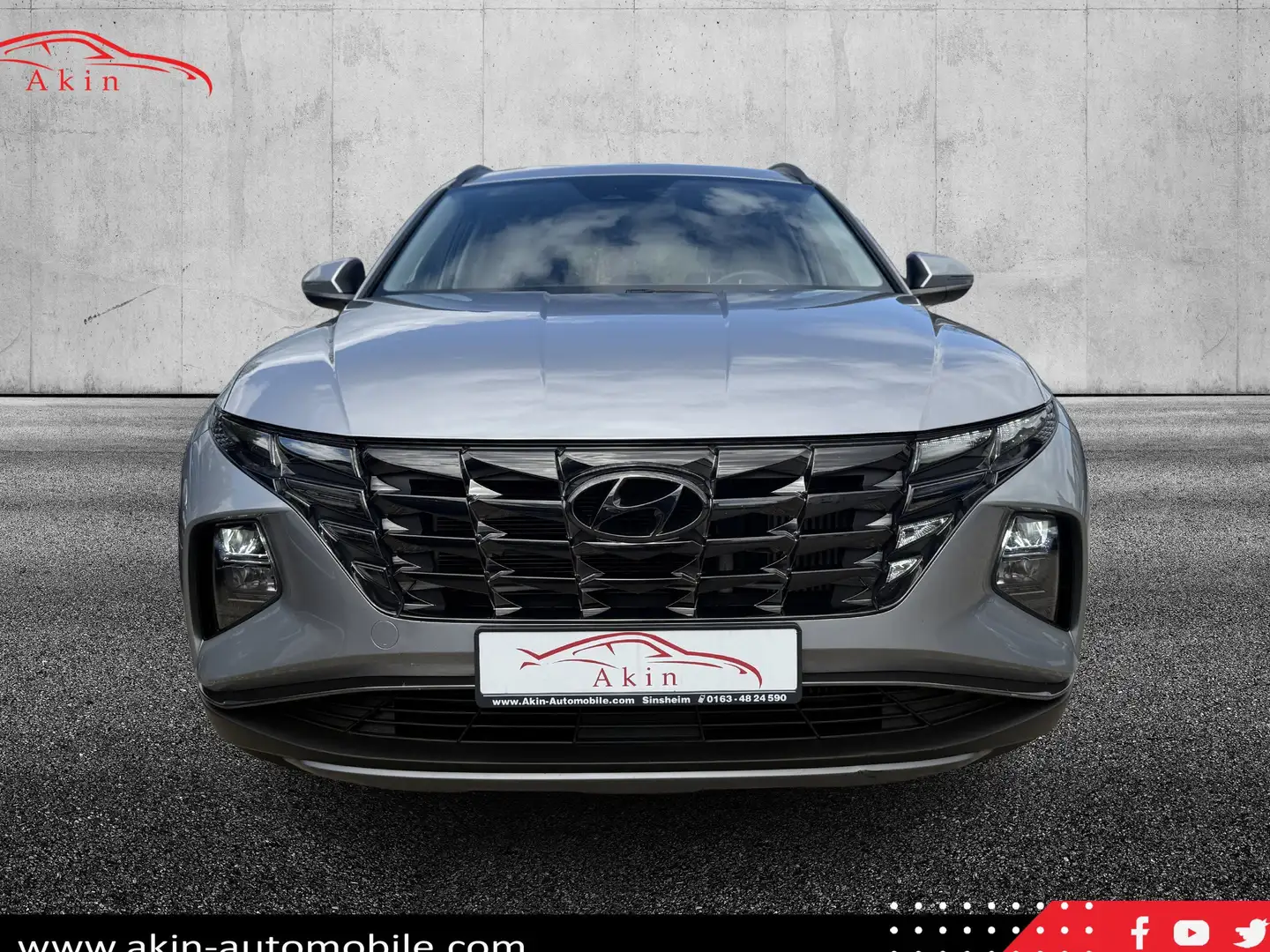 Hyundai TUCSON 2WD*LED*Navi*Funk.P.*Shz*Temp.*Kam*ACC Grigio - 2