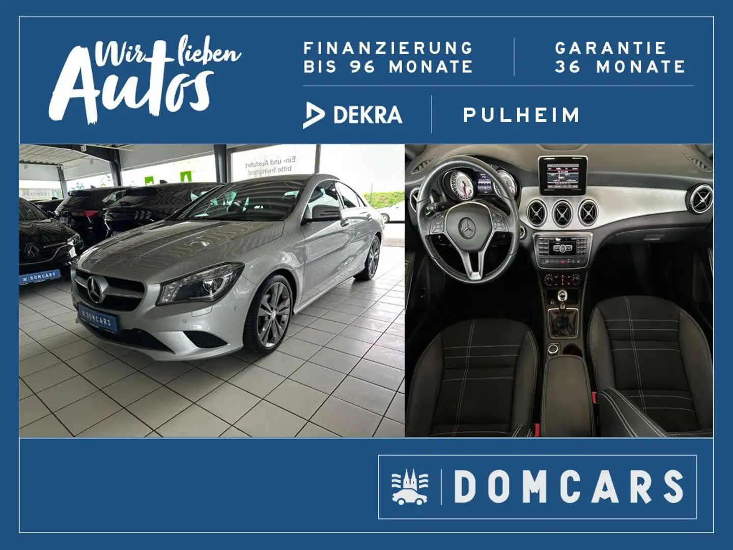 Mercedes-Benz CLA 180 /BI-XENON/GARANTIE/ALU/PDC/EURO 6// Silber - 1