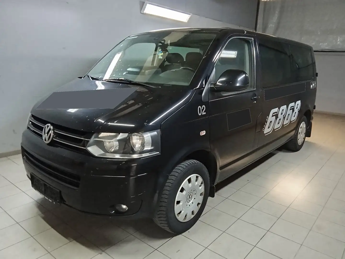 Volkswagen T5 Caravelle Comfortline lang 4M Czarny - 1