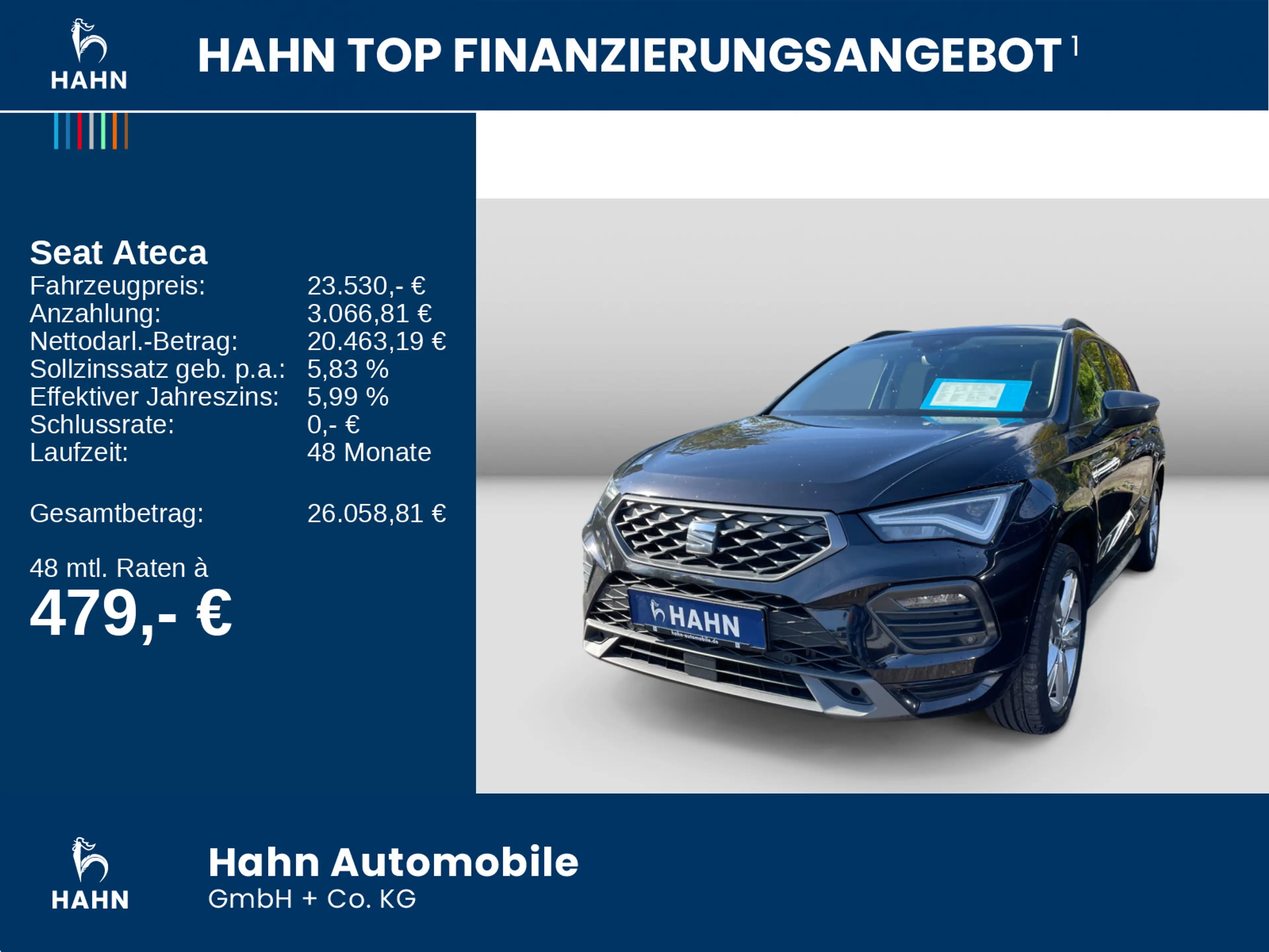 SEAT Ateca FR 2.0TDI DSG LED AHK Pano Standh Navi ACC — photo 2