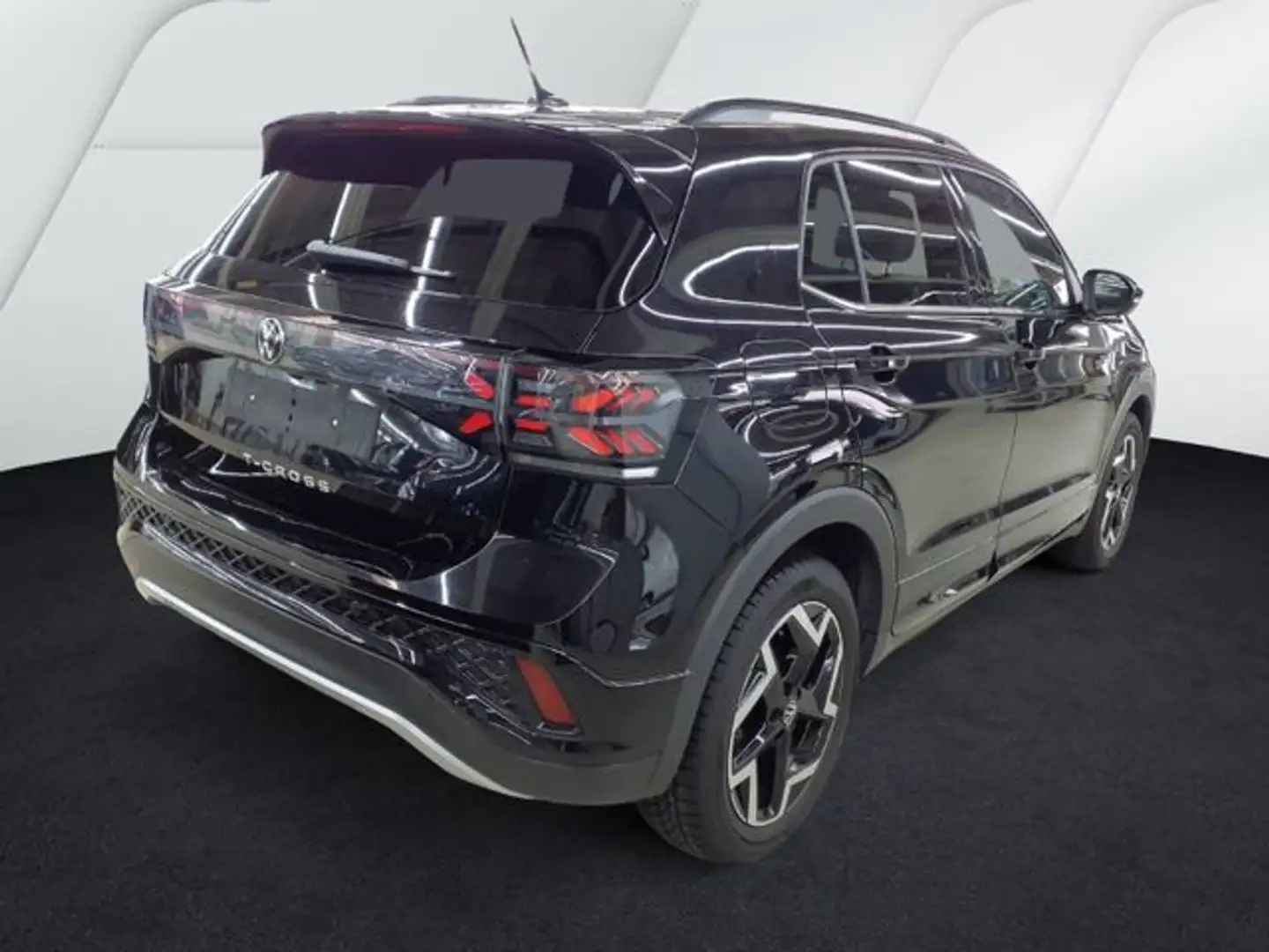 Volkswagen T-Cross 1.5 TSI DSG R-LINE AHK NAVI IQ.LIGHT KAM Schwarz - 2