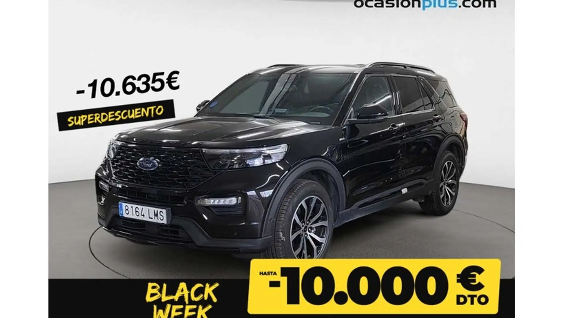 Ford Explorer 3.0 PHEV ST-Line AWD 450 Schwarz - 1