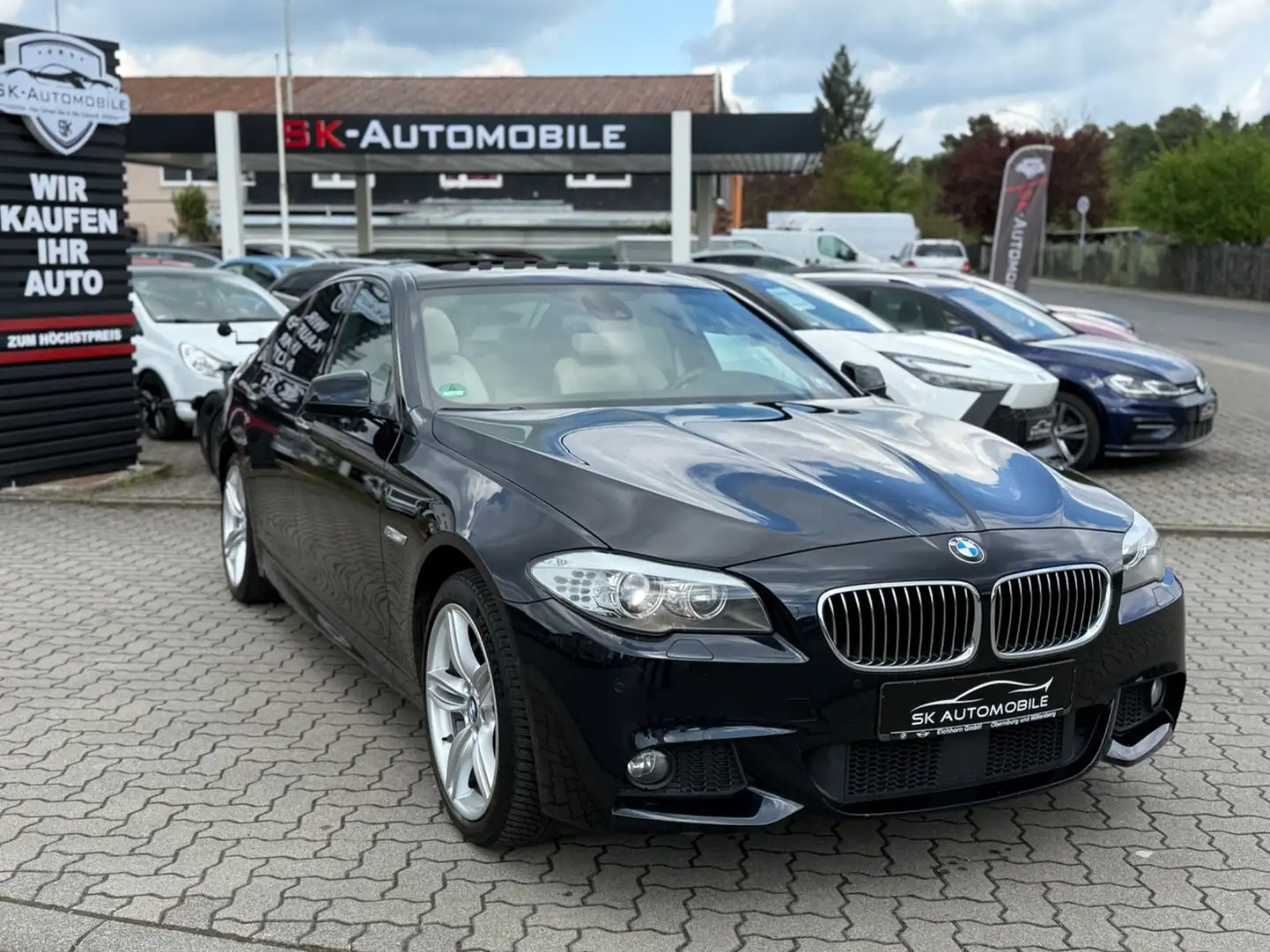 BMW 530 d M-Sport HUD-360-ACC-SPUR-TOTW-GLASD-4xSHZG Schwarz - 1