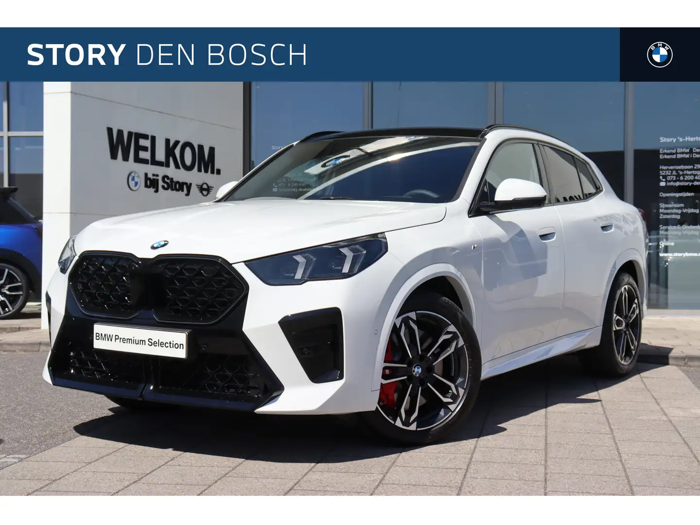 BMW X2 sDrive20i M Sport Automaat / Panoramadak / Trekhaa Bianco - 1