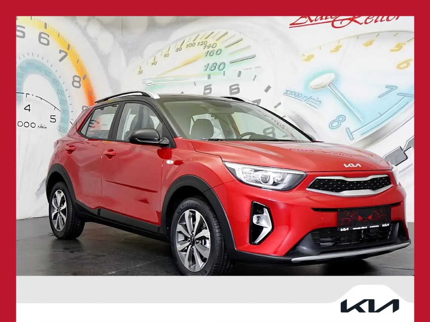 Kia Stonic 1,0 TGDI GPF OE21-Edition *KLIMAAUTOMATIK, SITZ... Rot - 1