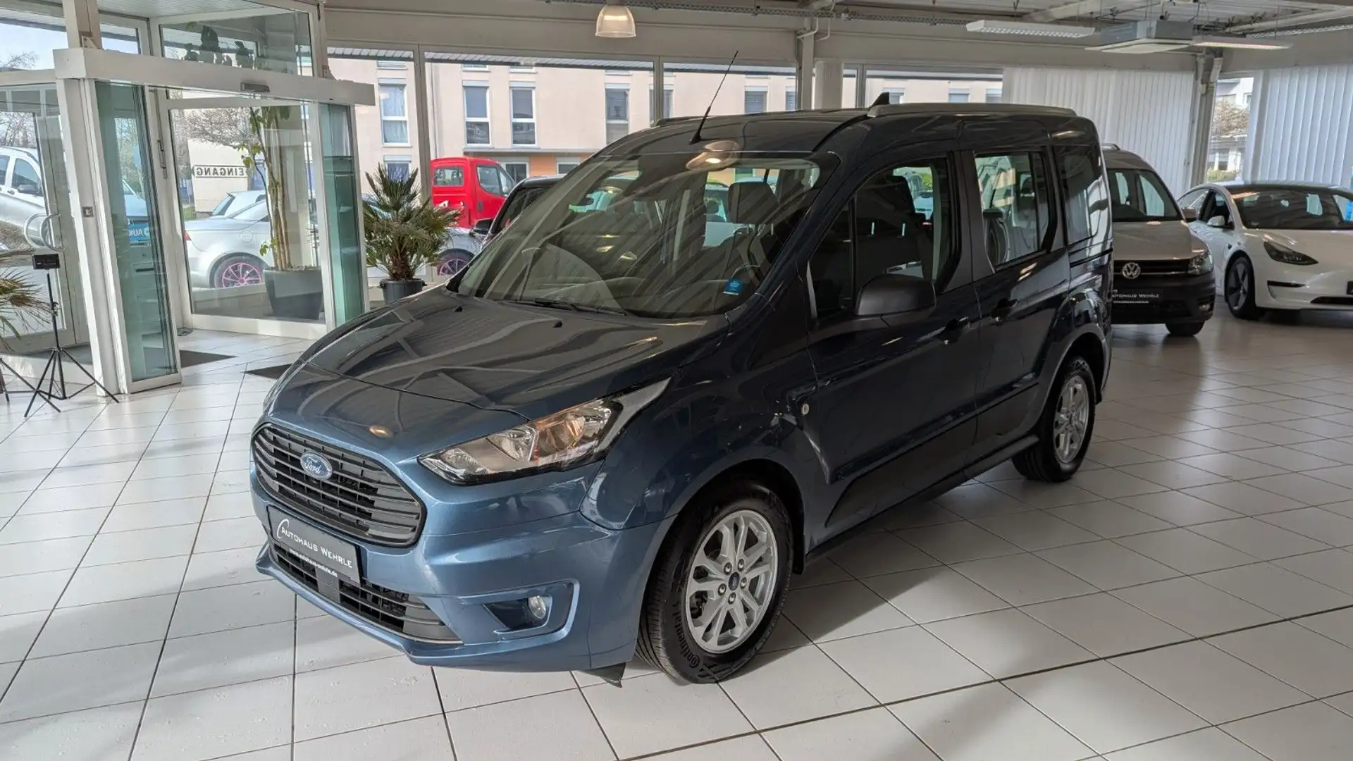 Ford Tourneo Connect Trend *DAB*PDC*FSH*Standheizung* Modrá - 1