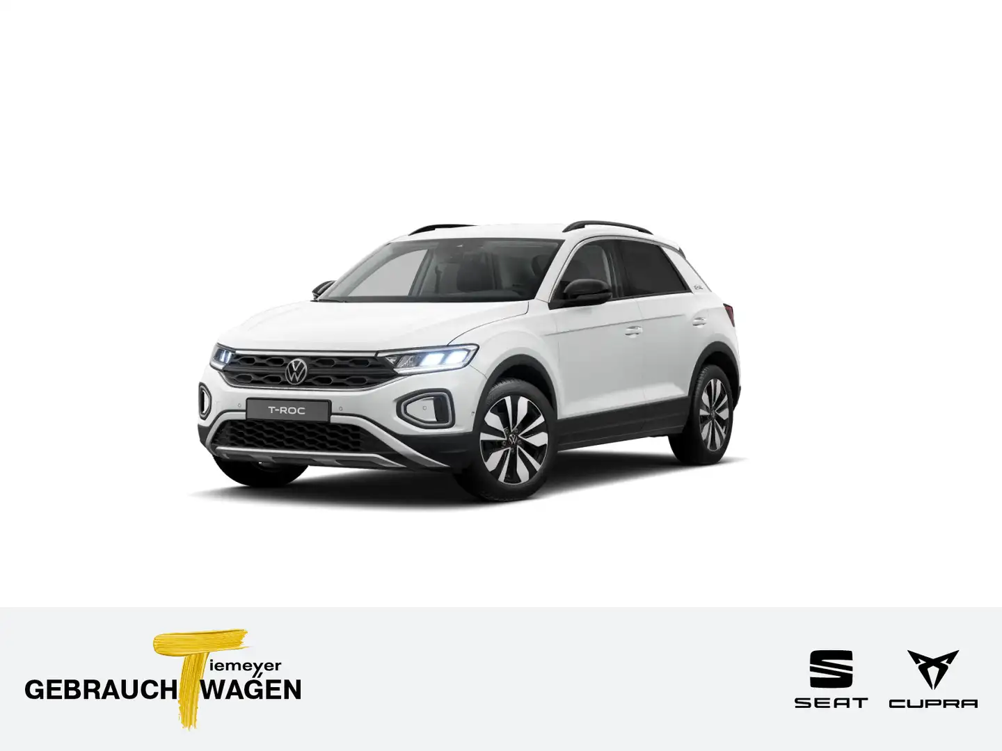 Volkswagen T-Roc 1.0 TSI GOAL NAVI ASSIST APP-CON PRIVACY Weiß - 1