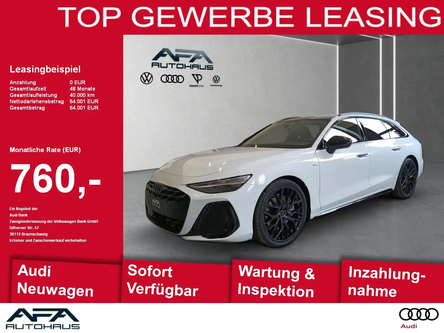 Audi A6 Avant TDI quattro B&O*Pano*MatrixLED* Weiß - 1