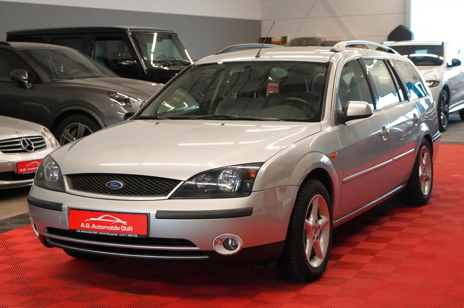 Ford Mondeo 2.0 Turnier Ghia Klimaaut*Sitzh*Tempomat Argent - 1