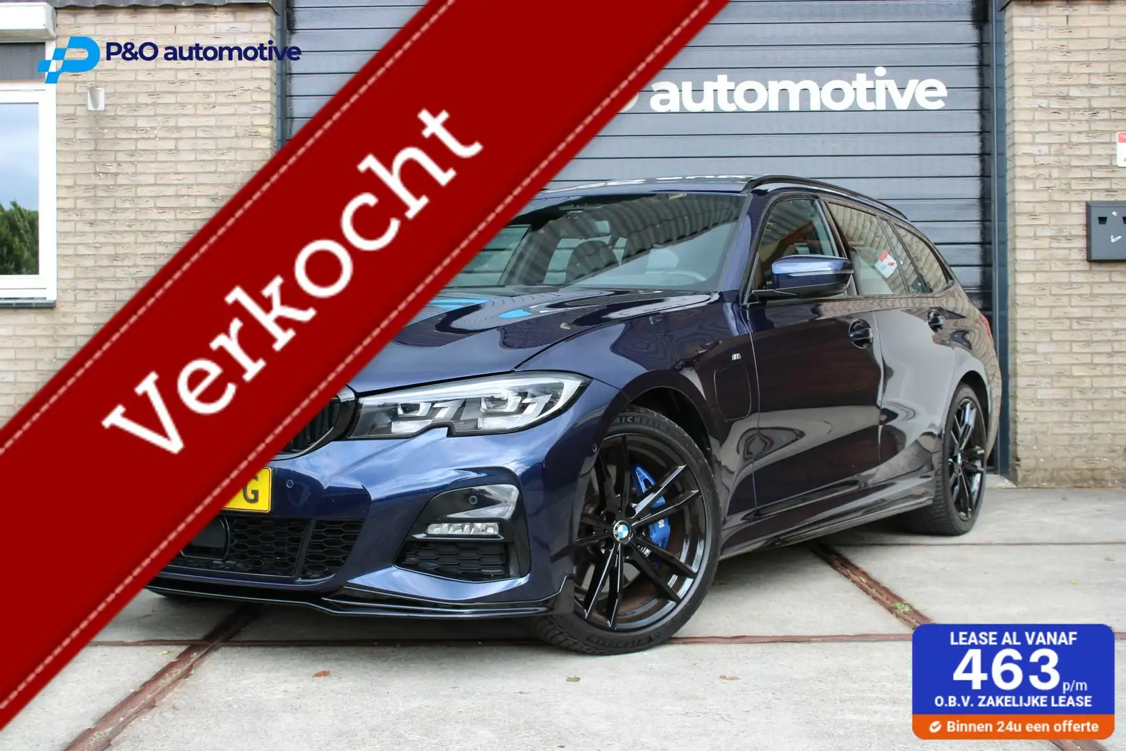 BMW 330 3-serie Touring 330e xDrive M Sport Performance Bleu - 1