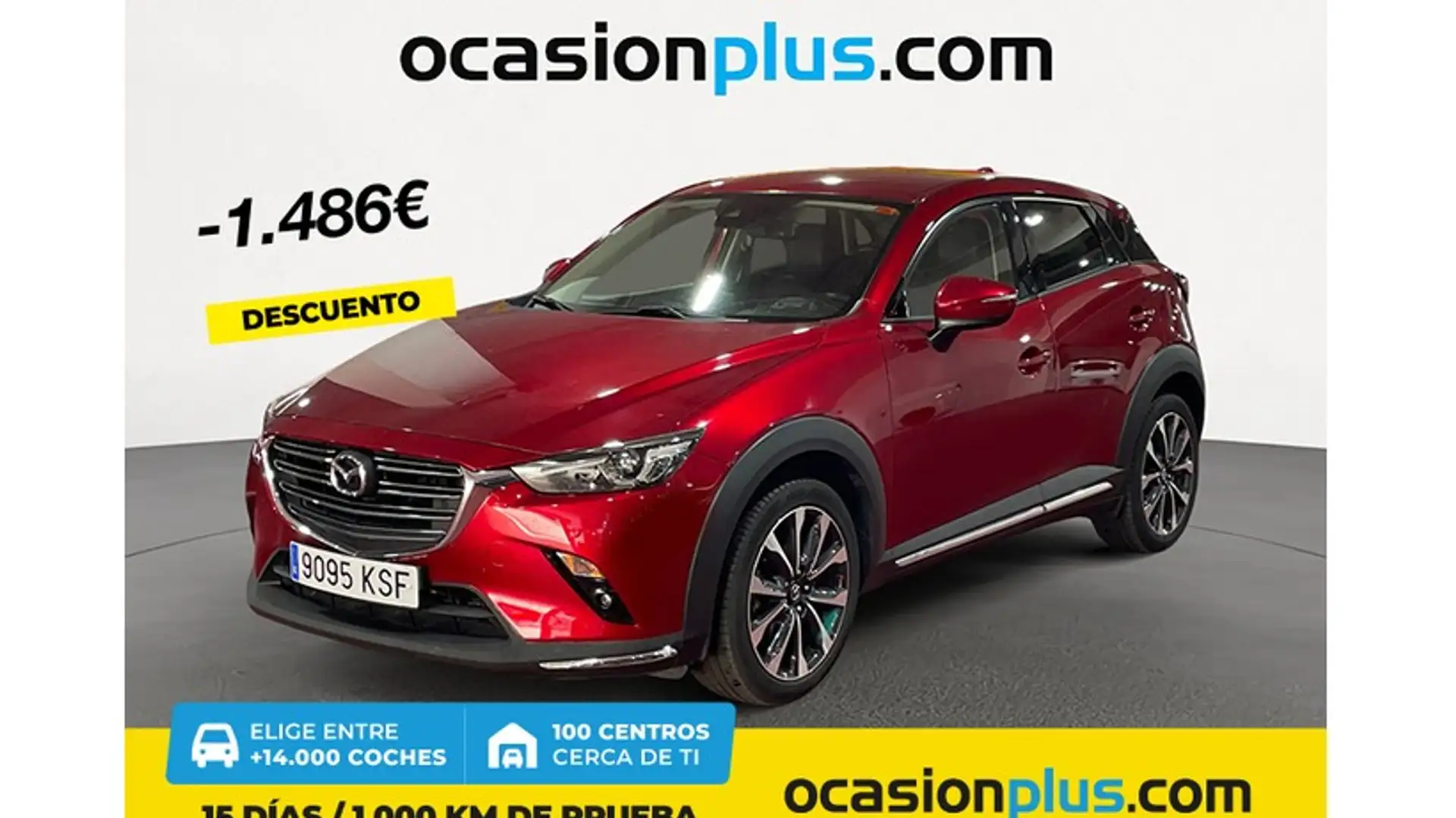 Mazda CX-3 1.8 Skyactiv-D Zenith Cruise 2WD 85kW Rojo - 1