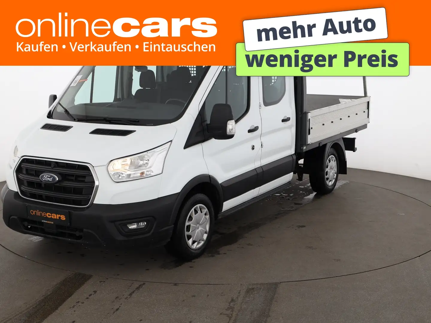 Ford Transit Pritsche DoKa 2.0 EcoBlue Trend 7-SITZER Weiß - 1