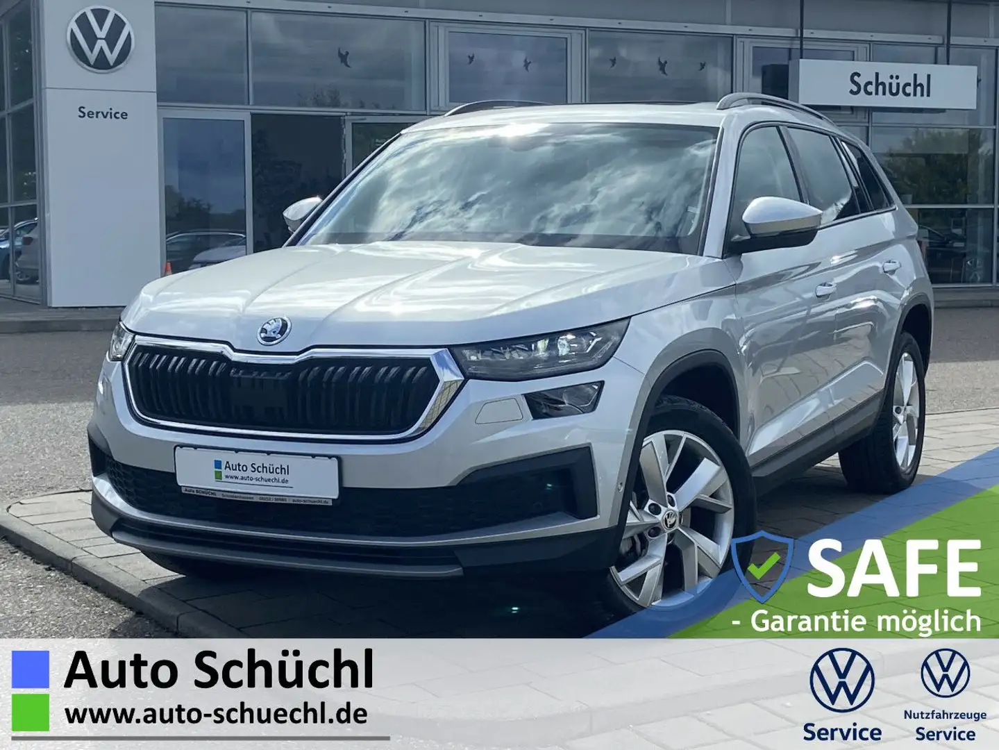 Skoda Kodiaq 2.0 TDI DSG AHK+19"+EL.HECK+NAVI-COLUMBUS Silber - 1