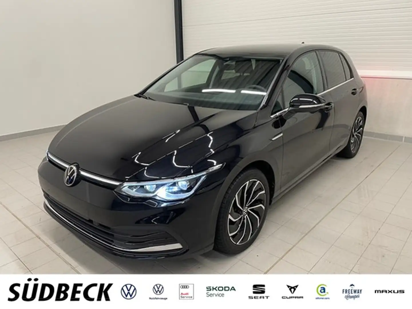 Volkswagen Golf VIII Lim. 1.5TSI Style KAMERA+APP+ACC+LANE+MATR... Noir - 1