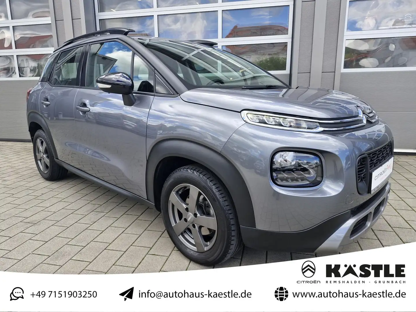 Citroen C3 Aircross Feel PT 130 *PDC hi.*Klima*Family-Paket*LM*BT* Grau - 1