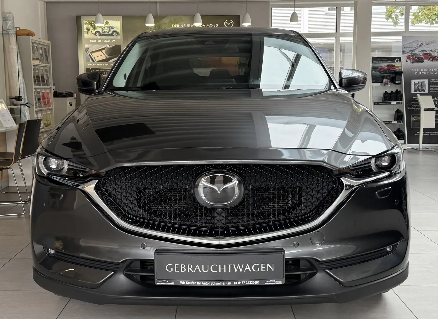 Mazda CX-5 Sports-Line AWD 1-Hand 360 Kamera BOSE Navi SHZ Grau - 2
